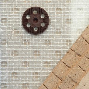 Detail of Newton 805 Newlath damp proof membrane