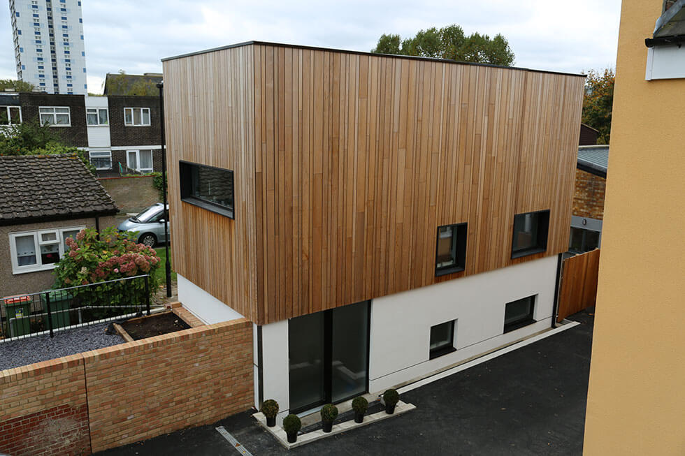 External Of A Completed New House