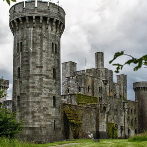 External shot of a castle in Wales