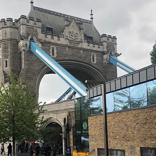 External shot of Tower Bridge, London