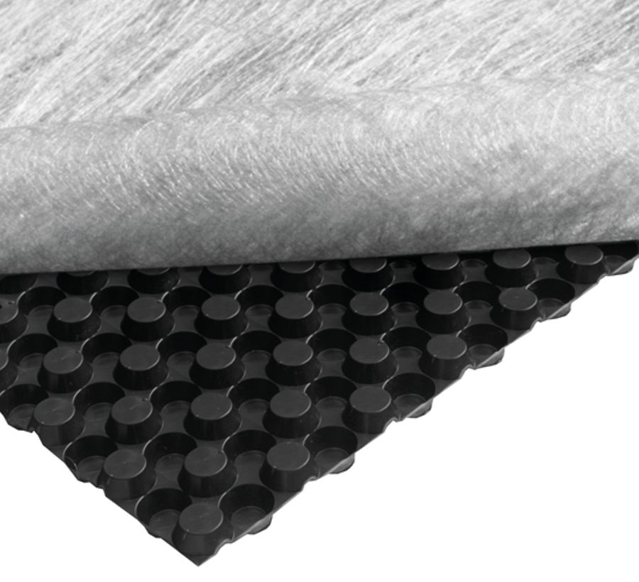 Detail of Newton Drainage Membrane