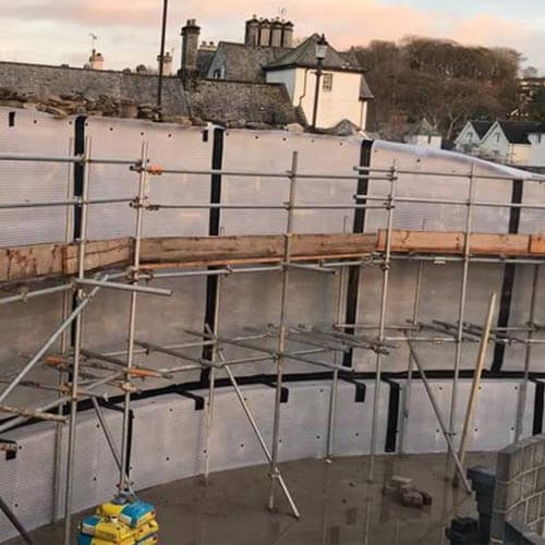 Waterproofing a new-build medical building