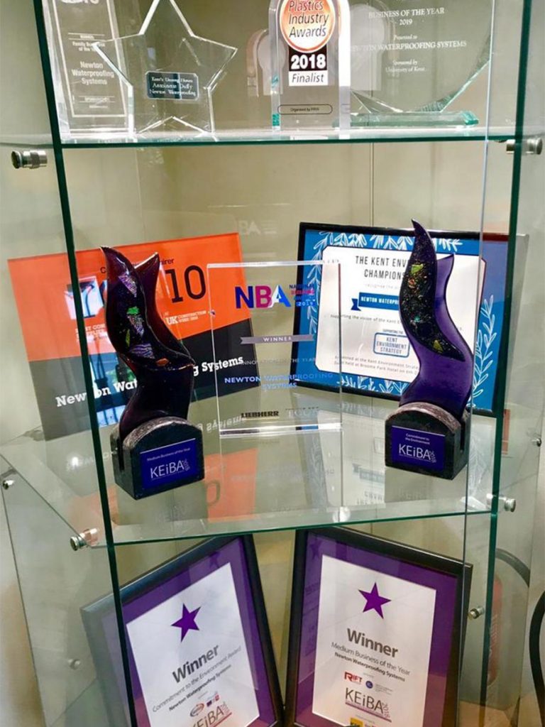Newton Waterproofing Trophy Cabinet