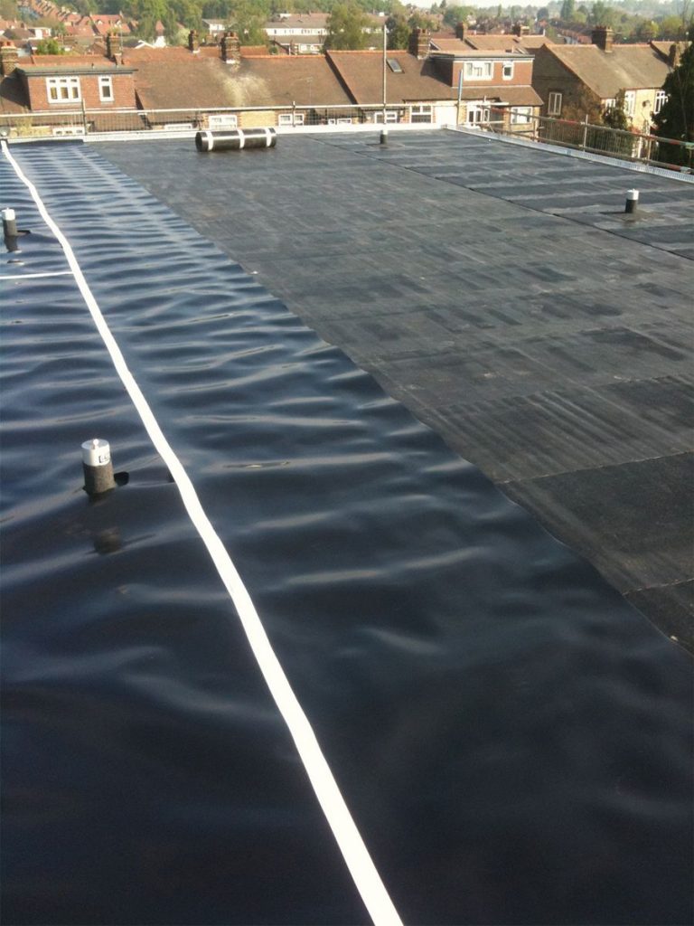 Application of Root Barrier to a terrace