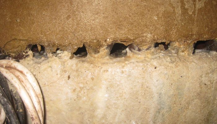 Build up of limescale leads to system failure