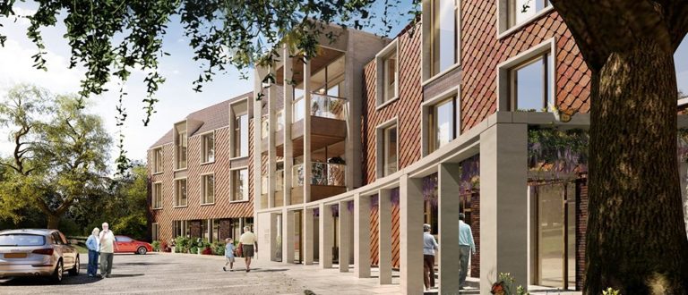Artists impression of a care home in London