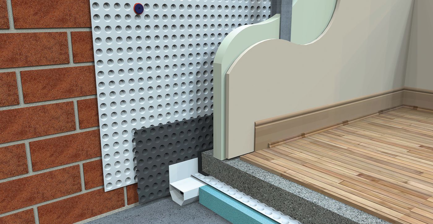 Best Basement Waterproofing Method with a Cavity Drain