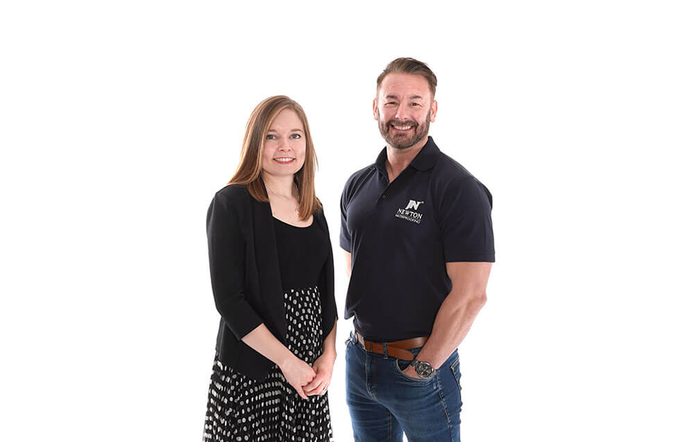 Team photo - Toby and Aimee