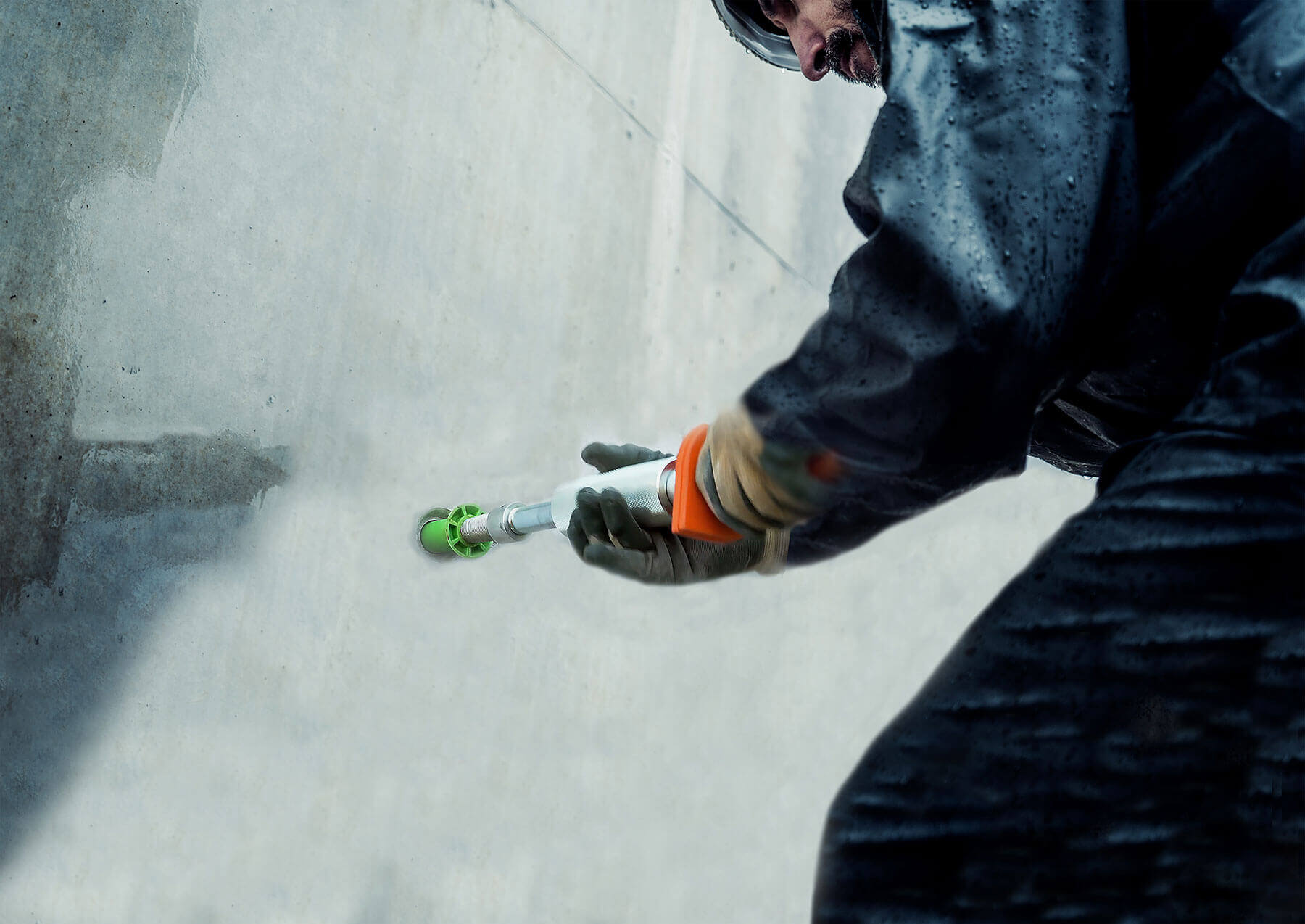 RiveStop RivePipe installation to wall