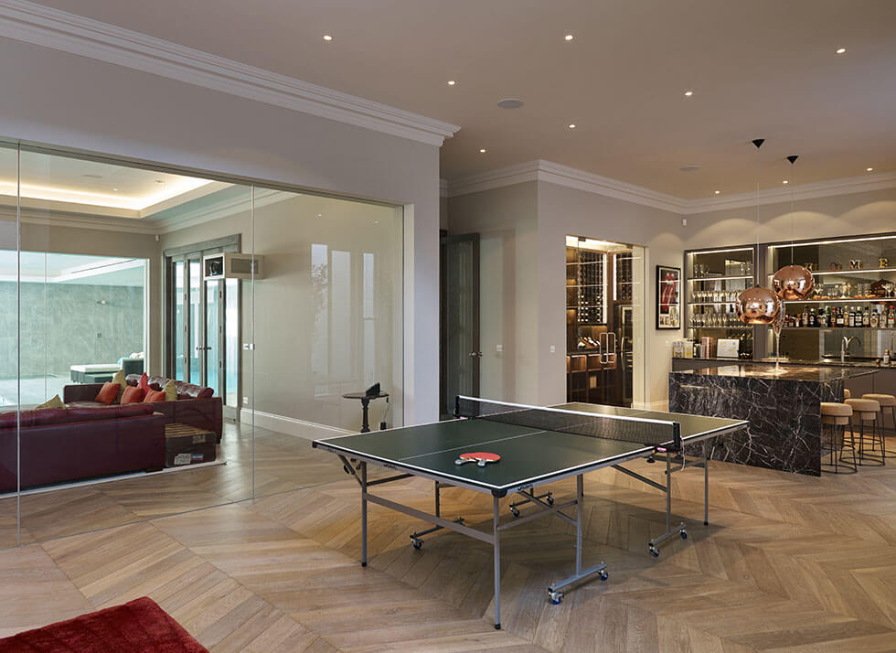 luxury basement conversion