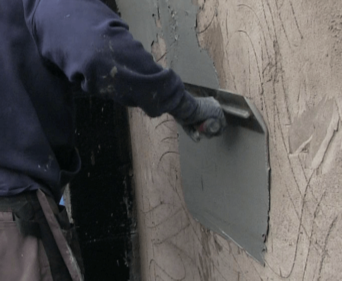 HydroSeal 105 1K as a waterproof render coat