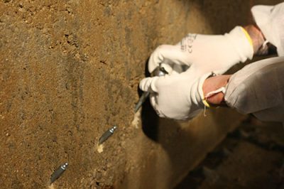 Inserting Injection Resin Packers