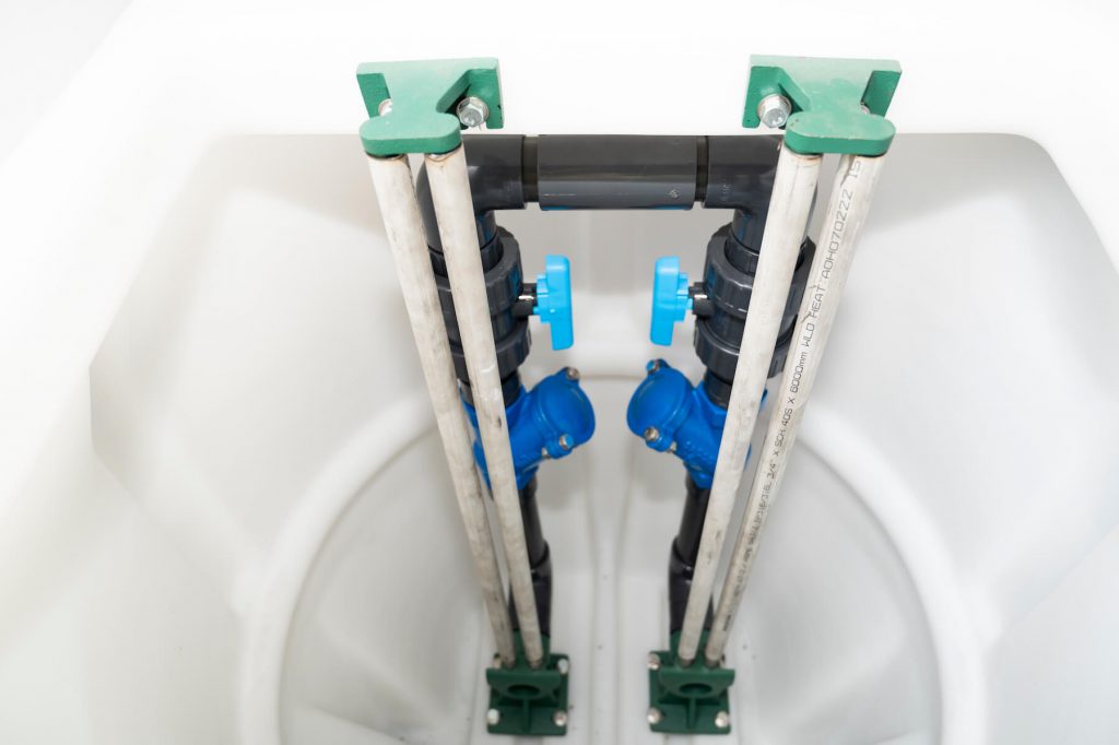 Trojan-Pro waterproofing sump chamber pump rails