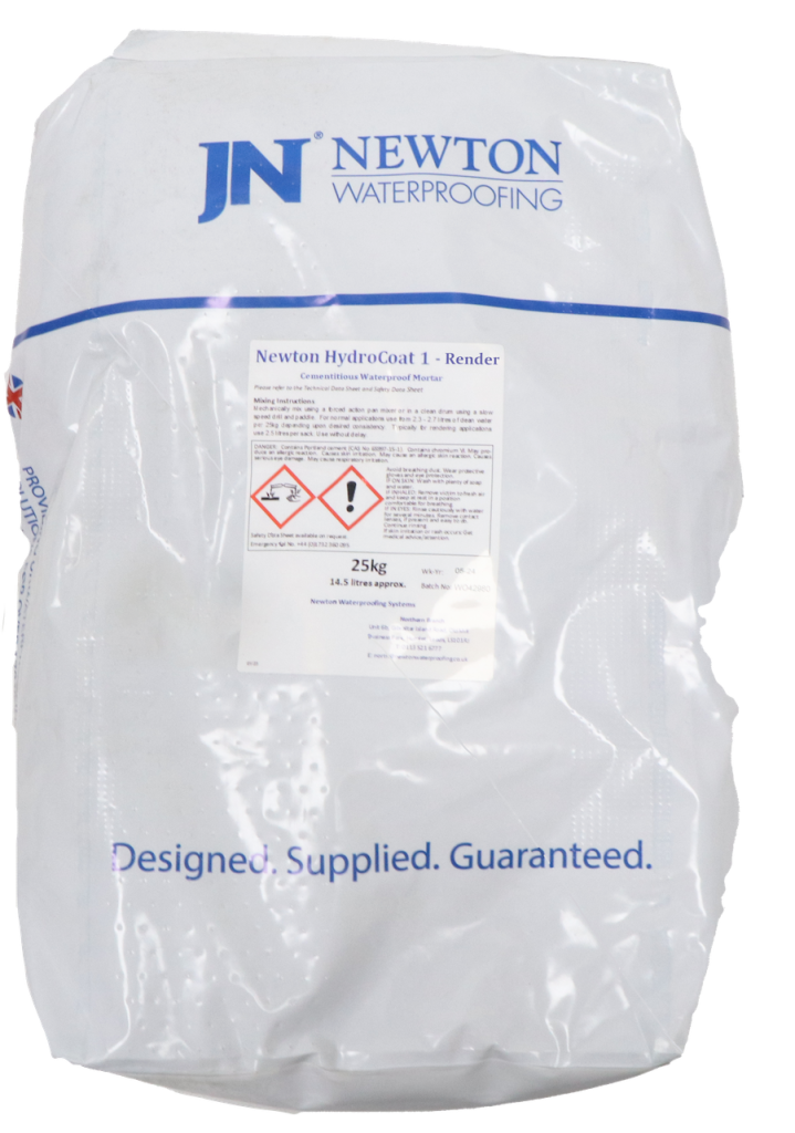 One-Coat Cementitious Waterproof Render HydroCoat 1 Render