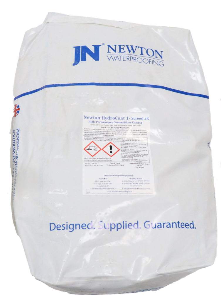 Self-Levelling Cementitious Screed HydroCoat 1 2K